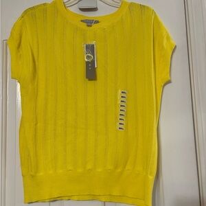 VENUS Vibrant Yellow Knit Top